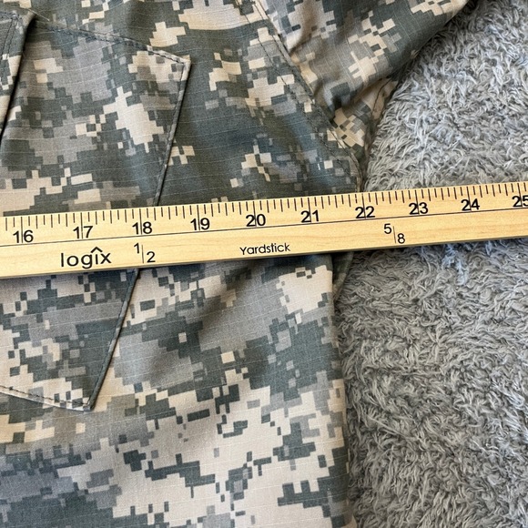 Army Combat Uniform ACU Coat Jacket Small Short Digital Camo Insect Repellent - Picture 6 of 8